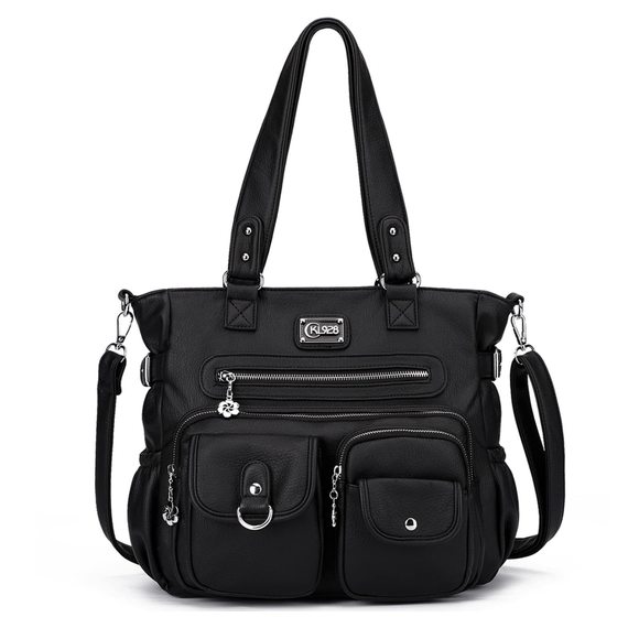 Large Purses Shoulder Bag Tote Handbags Stylish Vegan Leather Hobo xD - Picture 1 of 6